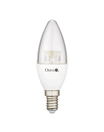 6W LED Dimmable Candle Bulb (Clear/Frosted Cover)